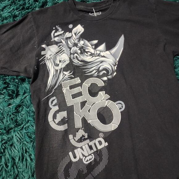 Y2K Ecko Unltd Rhino Graphic Tee - Picture 2 of 3